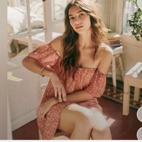 SÉZANE Alba Mini Off Shoulder Dress - Picture 2 of 12